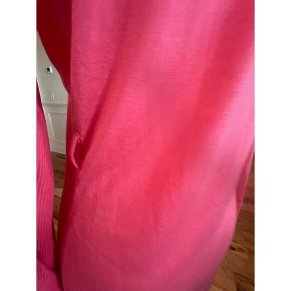 ULTRA FLIRT SALMON PINK LONG SLEEVE BUTTON UP SHIRT DRESS NWT WOMENS LARGE - Picture 7 of 9